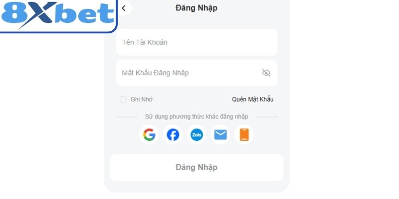 Trải nghiệm nhanh bằng 3 bước đăng nhập 8xbet