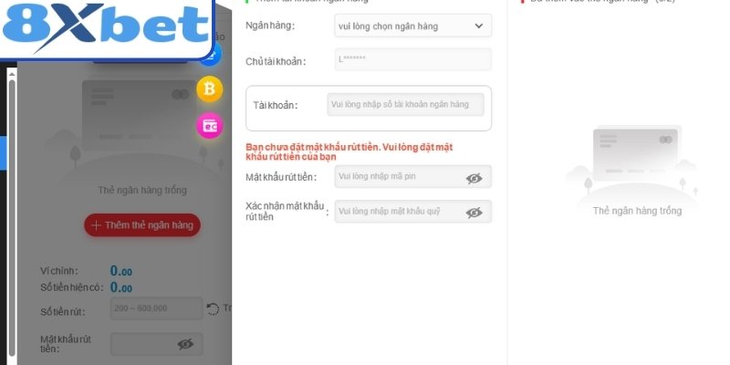Điều kiện liên kết ngân hàng