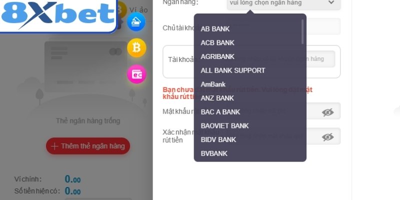 Hướng dẫn liên kết ngân hàng nhanh gọn