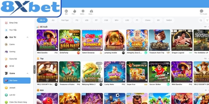 Giới thiệu sơ qua về slot game nổ hũ 8xbet