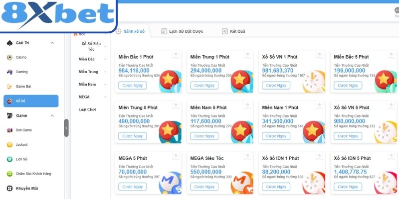 Giới thiệu tổng quan về xổ số 8xbet là gì